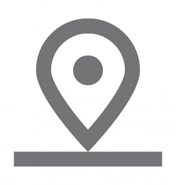  Konum pin vektör simgesi