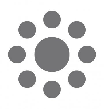  Noktalı yaprak bitki vektör simgesi