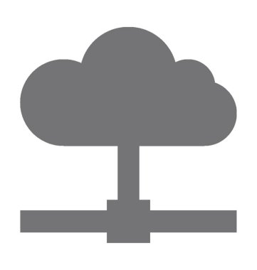  bulut ağ vektör simgesi