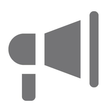  Megafon vektör simgesi