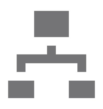  hiyerarşi vektör simgesi