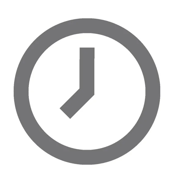 Clock Vector Icon — Stock Vector