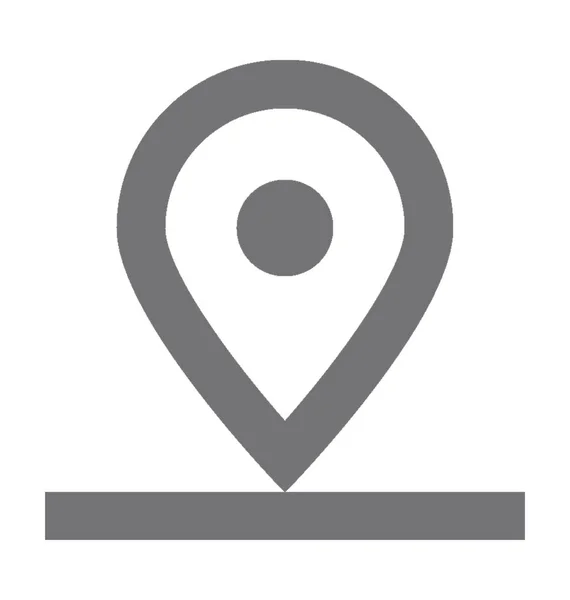 Locatie pin vector pictogram — Stockvector