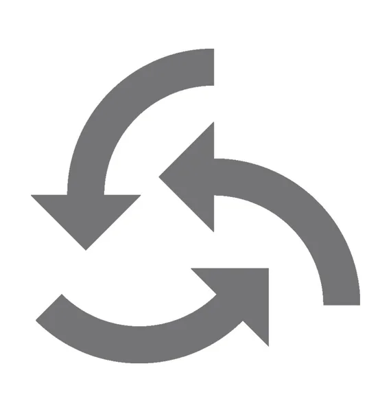 Flecha Shuffle Vector icono — Vector de stock