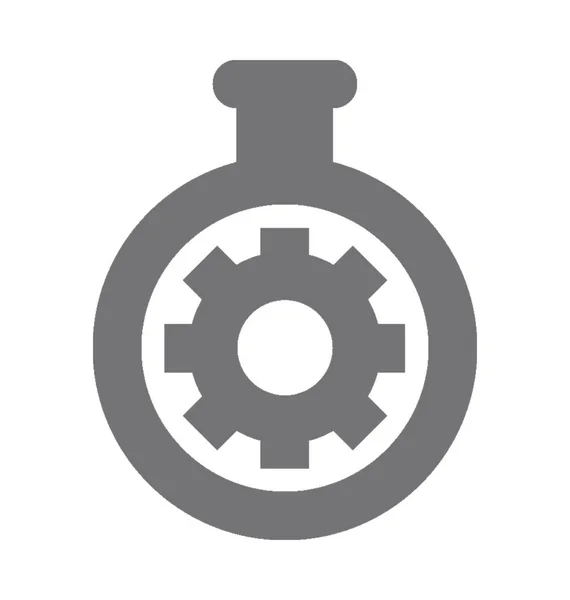 Chronometer Cog Vector Icon — Stock Vector