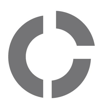  pasta grafiği vektör simgesi