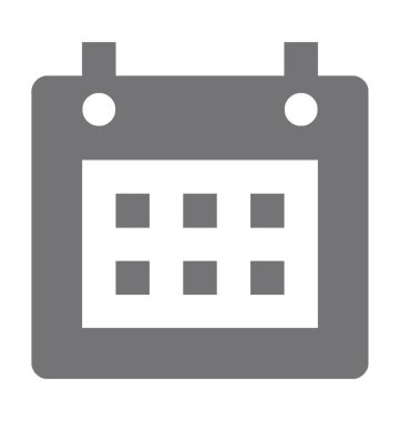  Takvim vektörü simgesi