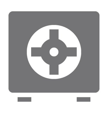  bank kasa vektör simgesi