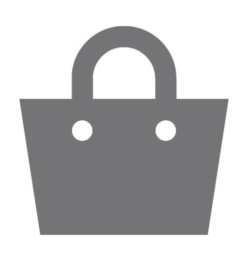  alışveriş poşeti vektör simgesi