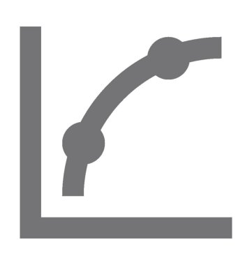 iş grafiği vektör simgesi