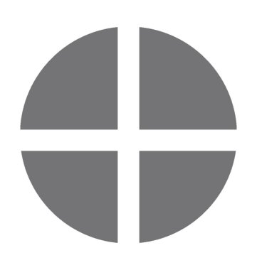  pasta grafiği vektör simgesi 