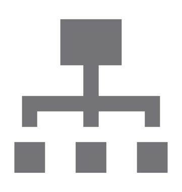  hiyerarşi vektör simgesi