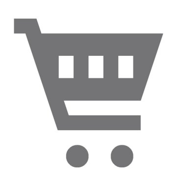  Alışveriş arabası vektör simgesi