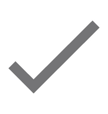  işaretleme vektör simgesini kontrol et