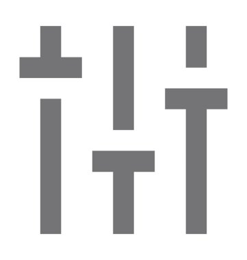  Ekolayzer vektör simgesi