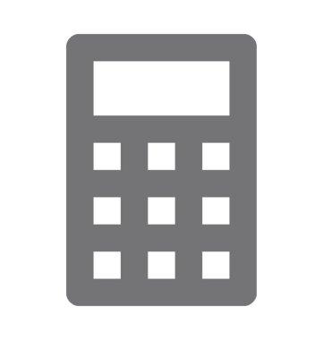  Hesap makinesi vektör simgesi