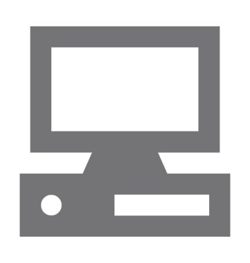  bilgisayar vektör simgesi