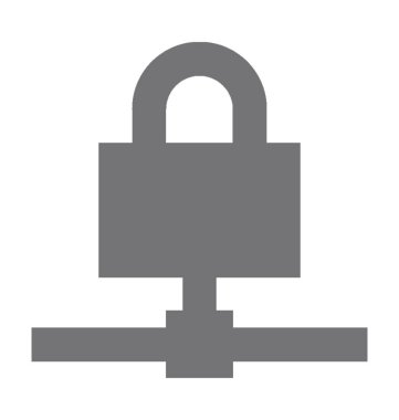  Ağ güvenlik vektör simgesi