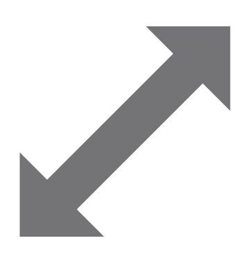  Ok vektör simgesi yeniden boyutlandırma