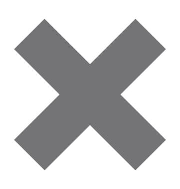  çapraz vektör simgesi