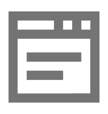  Web sayfası vektör simgesi