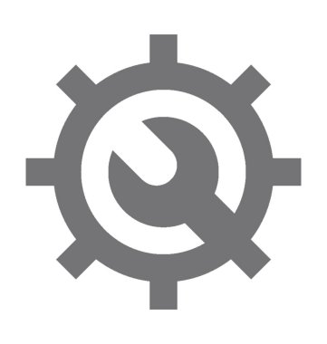  Ayarları vektör simgesi