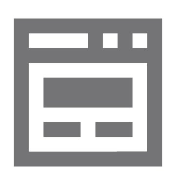  Web sayfası vektör simgesi