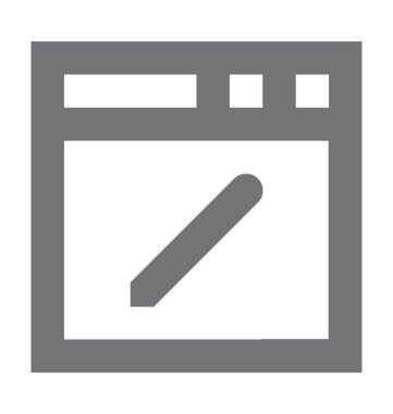  Web Editor vektör Icon