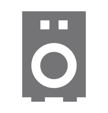  hoparlör vektör simgesi