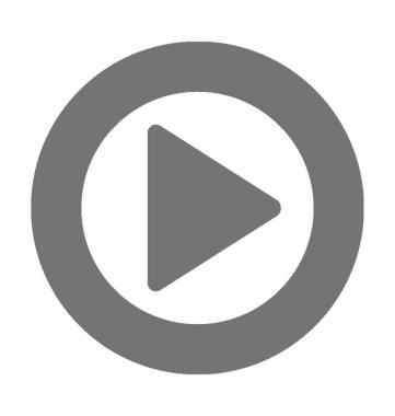  çalma düğmesi vektör simgesi