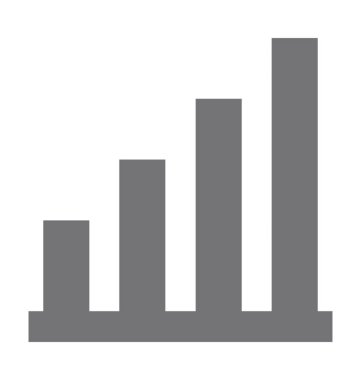  Sinyal çubukları vektör simgesi
