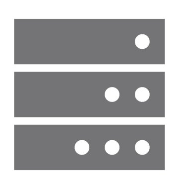  Sunucu vektör simgesi