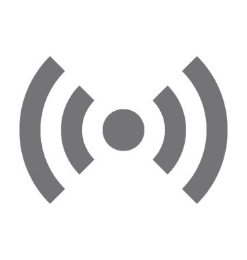  WiFi alanına vektör simgesi