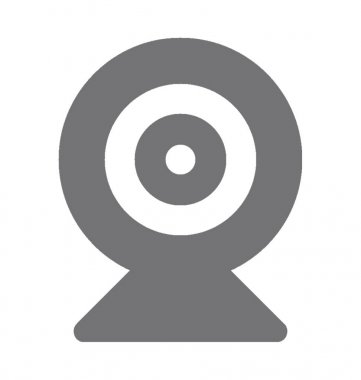  Web kamerası vektör simgesi