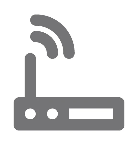 Icono de vector de router Wifi — Archivo Imágenes Vectoriales