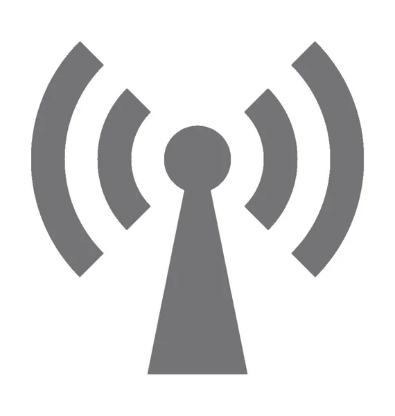 Wifi-Tower-Vektor-Symbol — Stockvektor