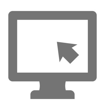  monitör vektör simgesi