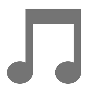  müzik notu vektör simgesi