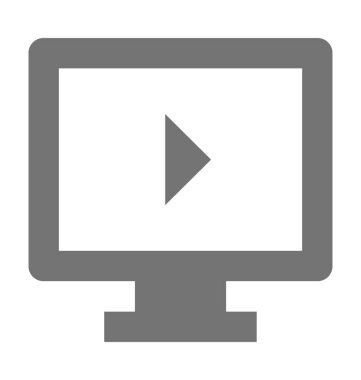  Online Video vektör simgesi