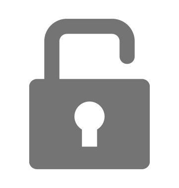  Vektör simgesi kilidini