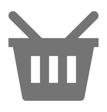  Alışveriş sepeti vektör simgesi