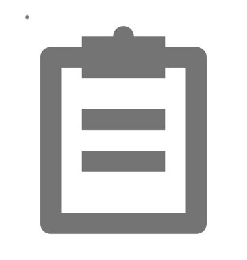  Denetim listesi vektör simgesi