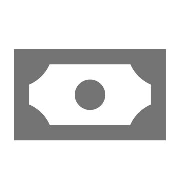  banknot vektör simgesi