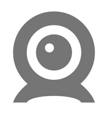  Web kamerası vektör simgesi