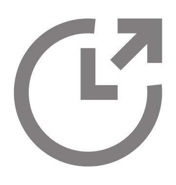  Zaman aşımı vektör simgesi