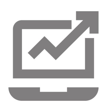  Online grafikler vektör simgesi