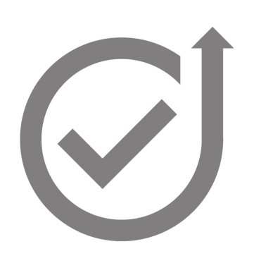  işaretleme vektör simgesini kontrol et