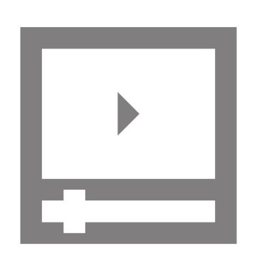  ortam oynatıcı vektör simgesi