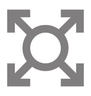  Toplantı noktası vektör simgesi