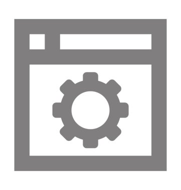  Web ayarı vektör simgesi
